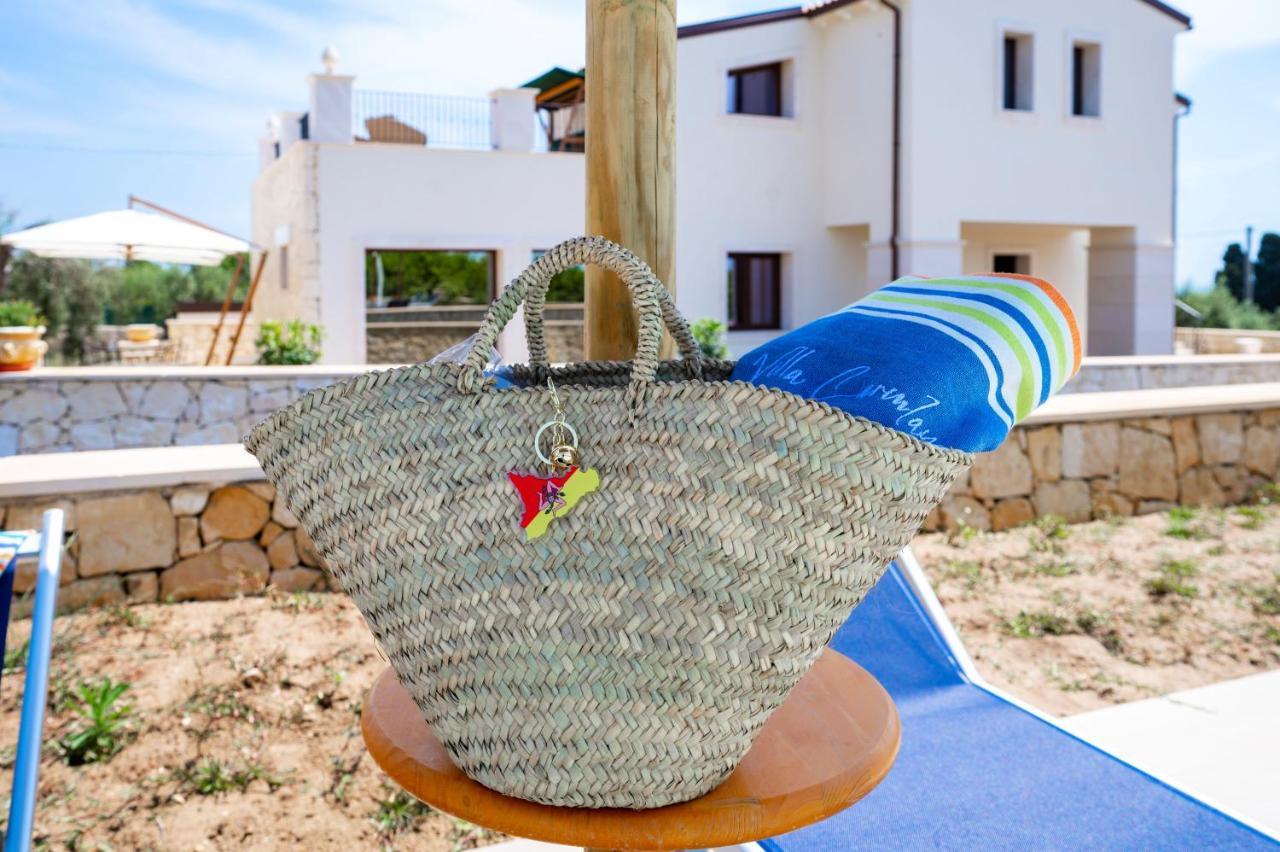 Villa Carmiano Luxury Bedrooms In Avola In The Province Of Syracuse With Spa And Swimming Pool And Wonderful Seaview المظهر الخارجي الصورة